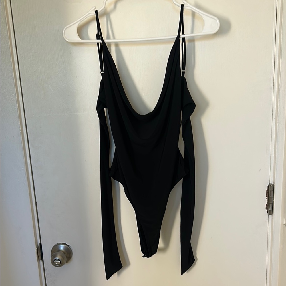 Black Strappy Bodysuit